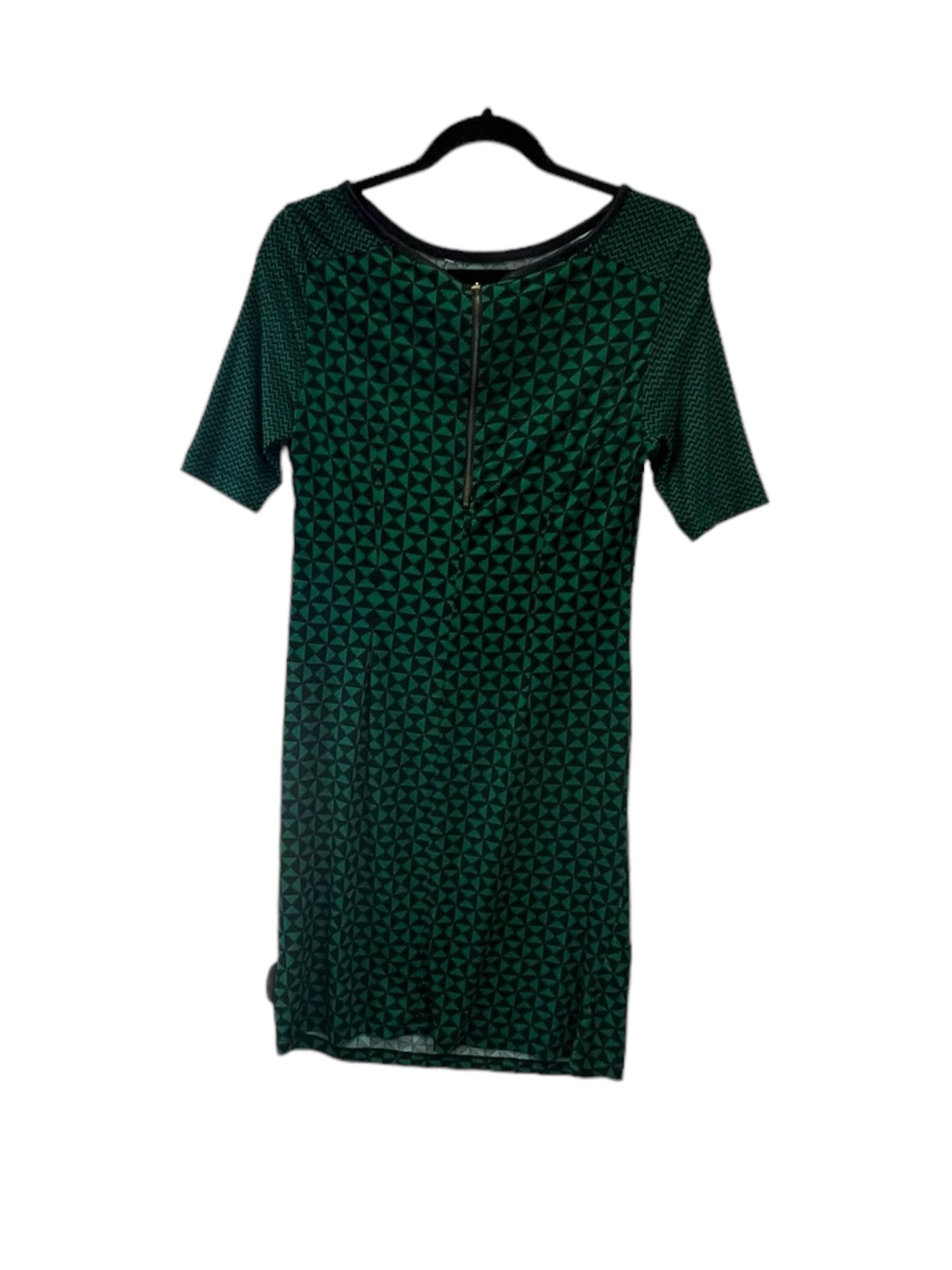 Dress Designer By Just Taylor In Black & Green, Size: 2