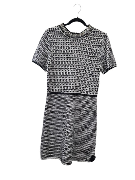 Dress Designer By Tory Burch In Blue & Silver, Size: M