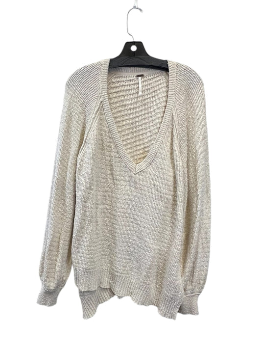 Sweater By Free People In Cream, Size: L