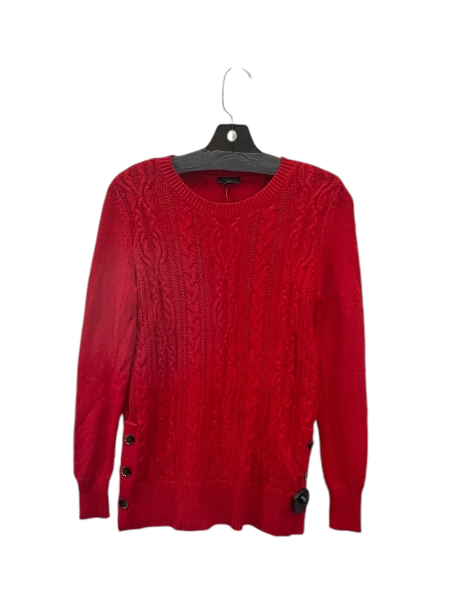 Sweater By Ann Taylor In Red, Size: Sp