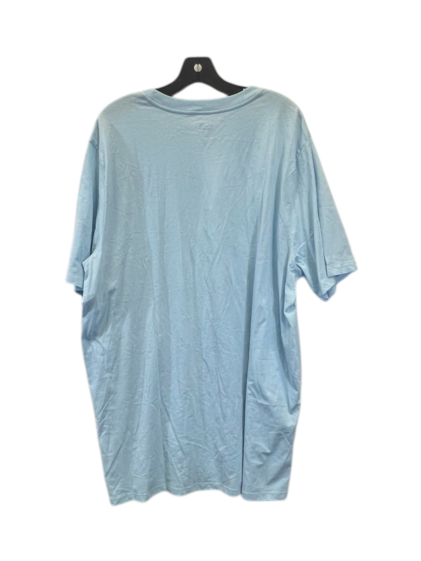 Top Short Sleeve Basic By hope and wonder - good egg In Blue, Size: 2x