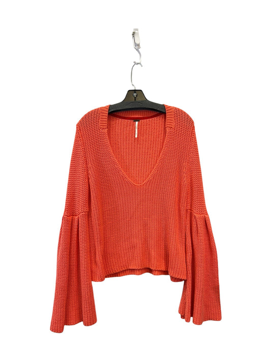 Sweater By Free People In Orange, Size: S