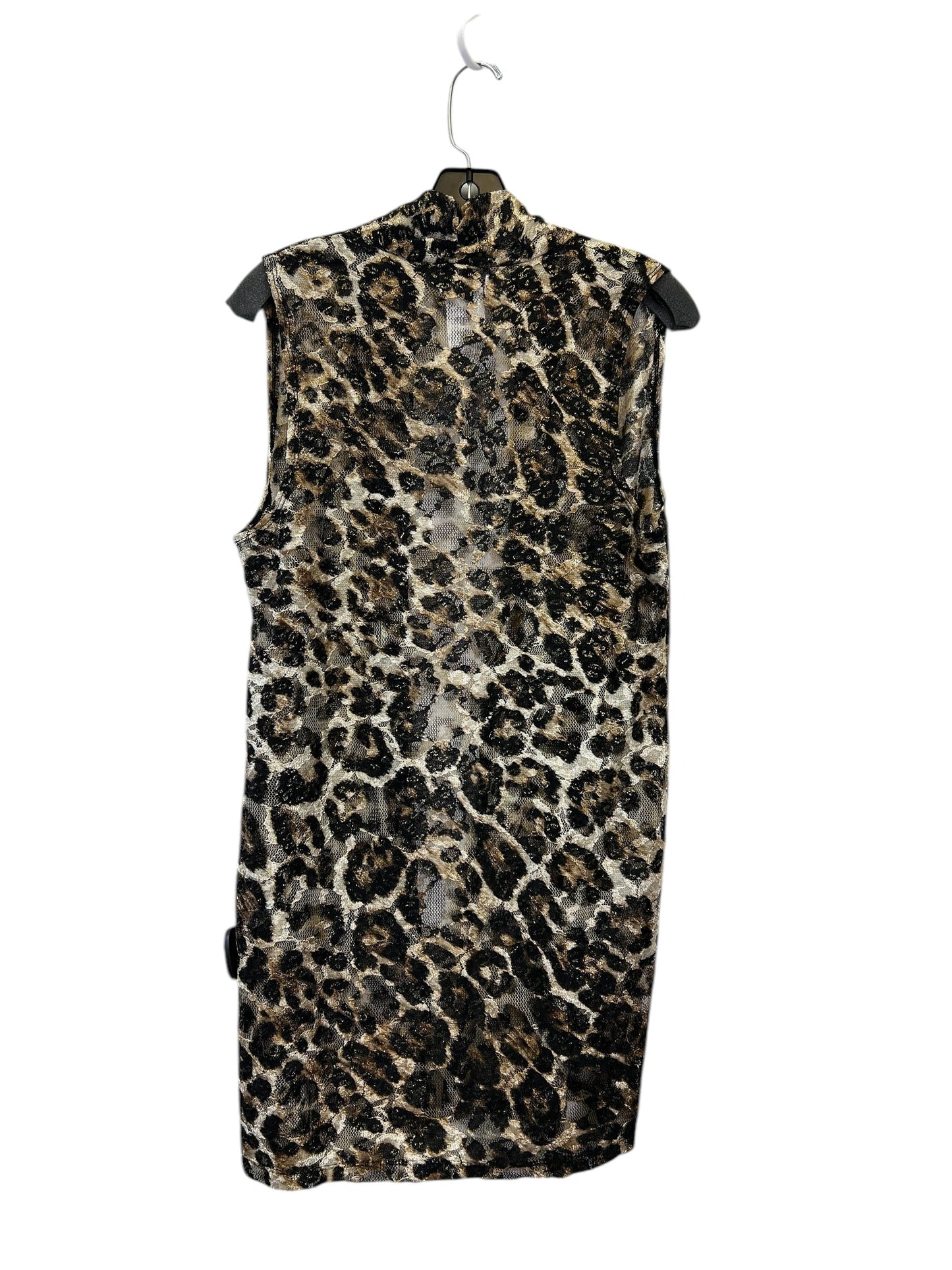 Vest Other By Susan Graver In Animal Print, Size: Xs