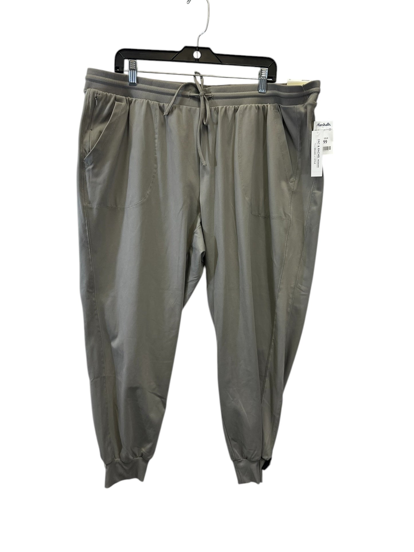 Pants Joggers By Zac And Rachel In Taupe, Size: 2x