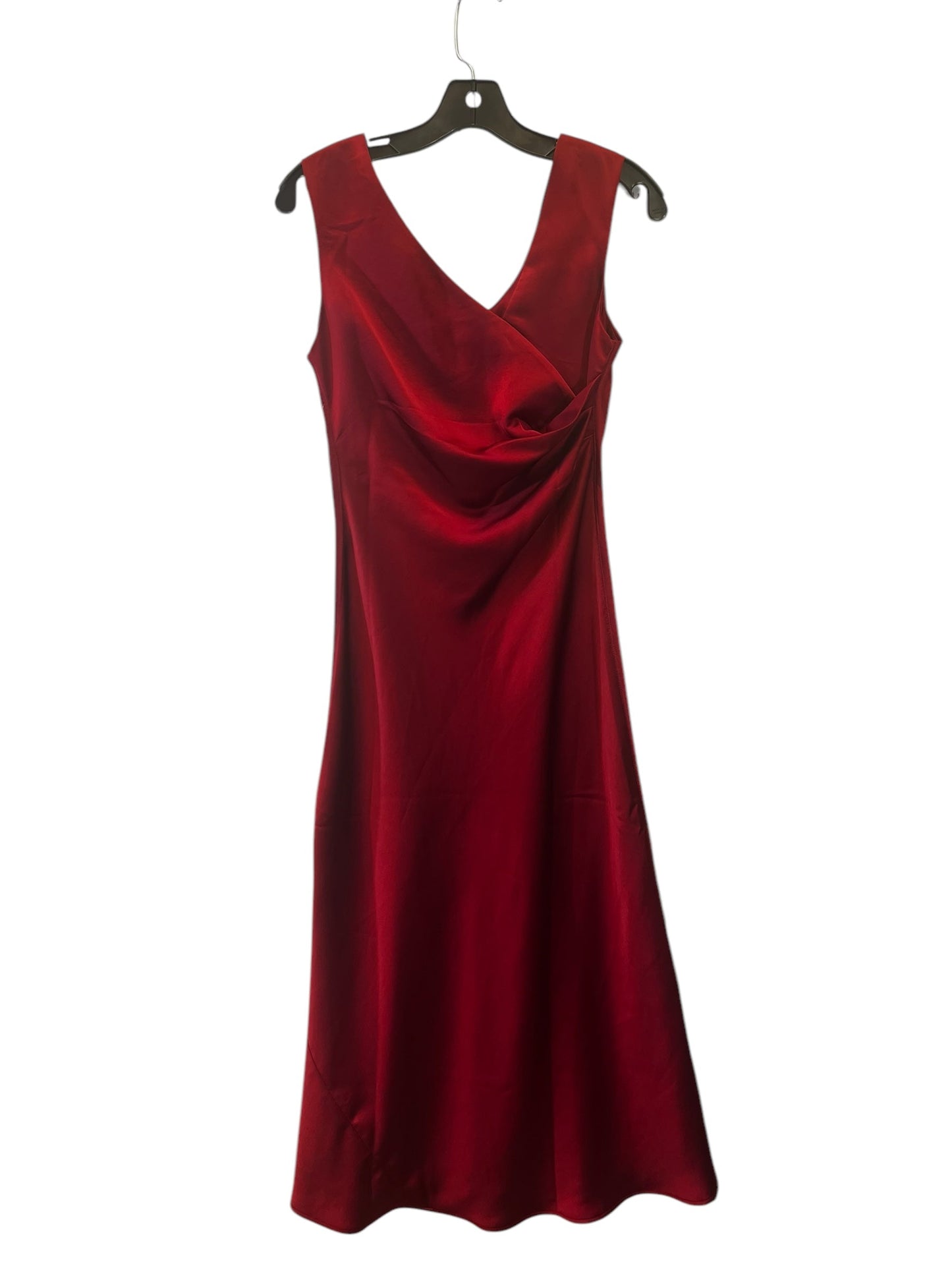 Dress Party Long By White House Black Market In Red, Size: Xs