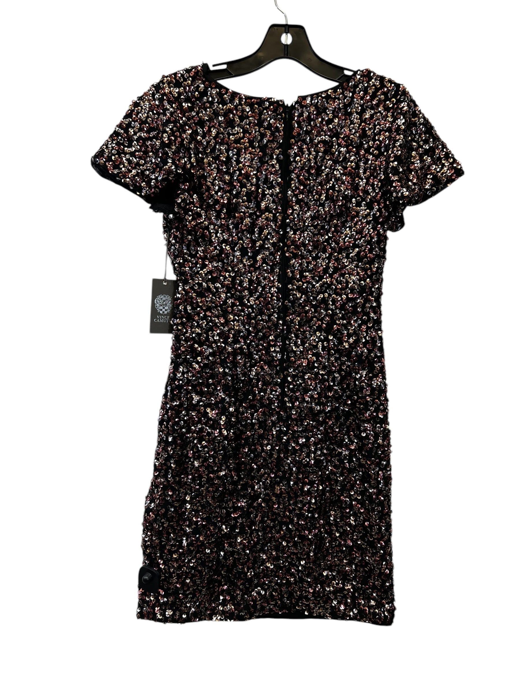 Dress Party Midi By Vince Camuto In Gold & Pink, Size: Xs Dress Party Midi By Vince Camuto In Gold & Pink, Size: Xs