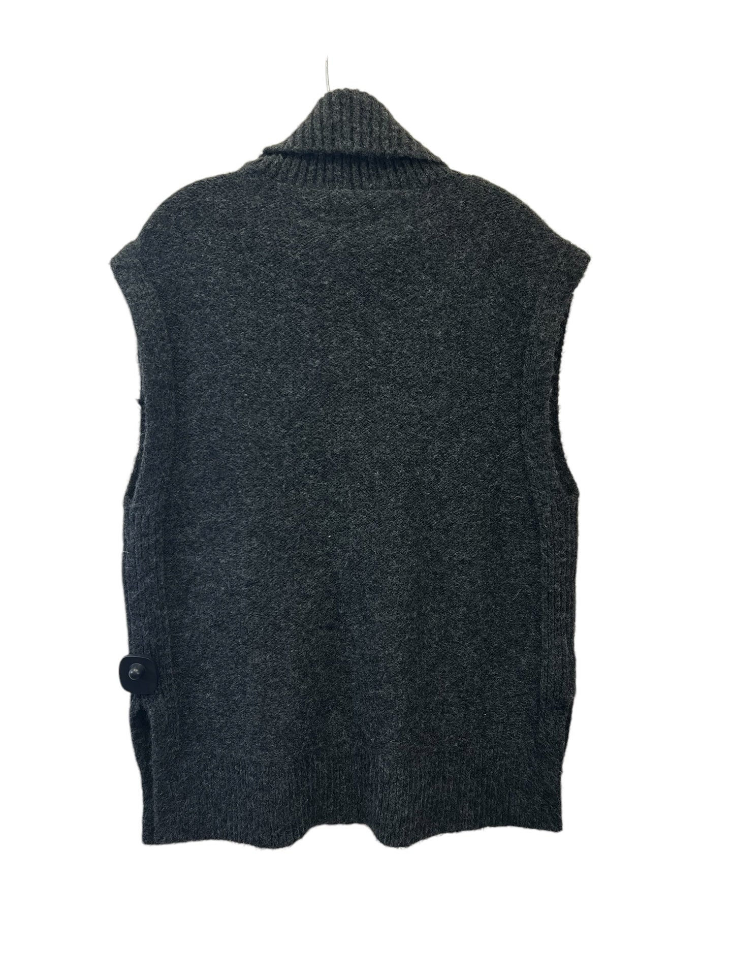 Vest Sweater By Loft In Grey, Size: M