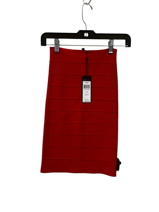 Skirt Mini & Short By Bcbgmaxazria In Red, Size: Xxs