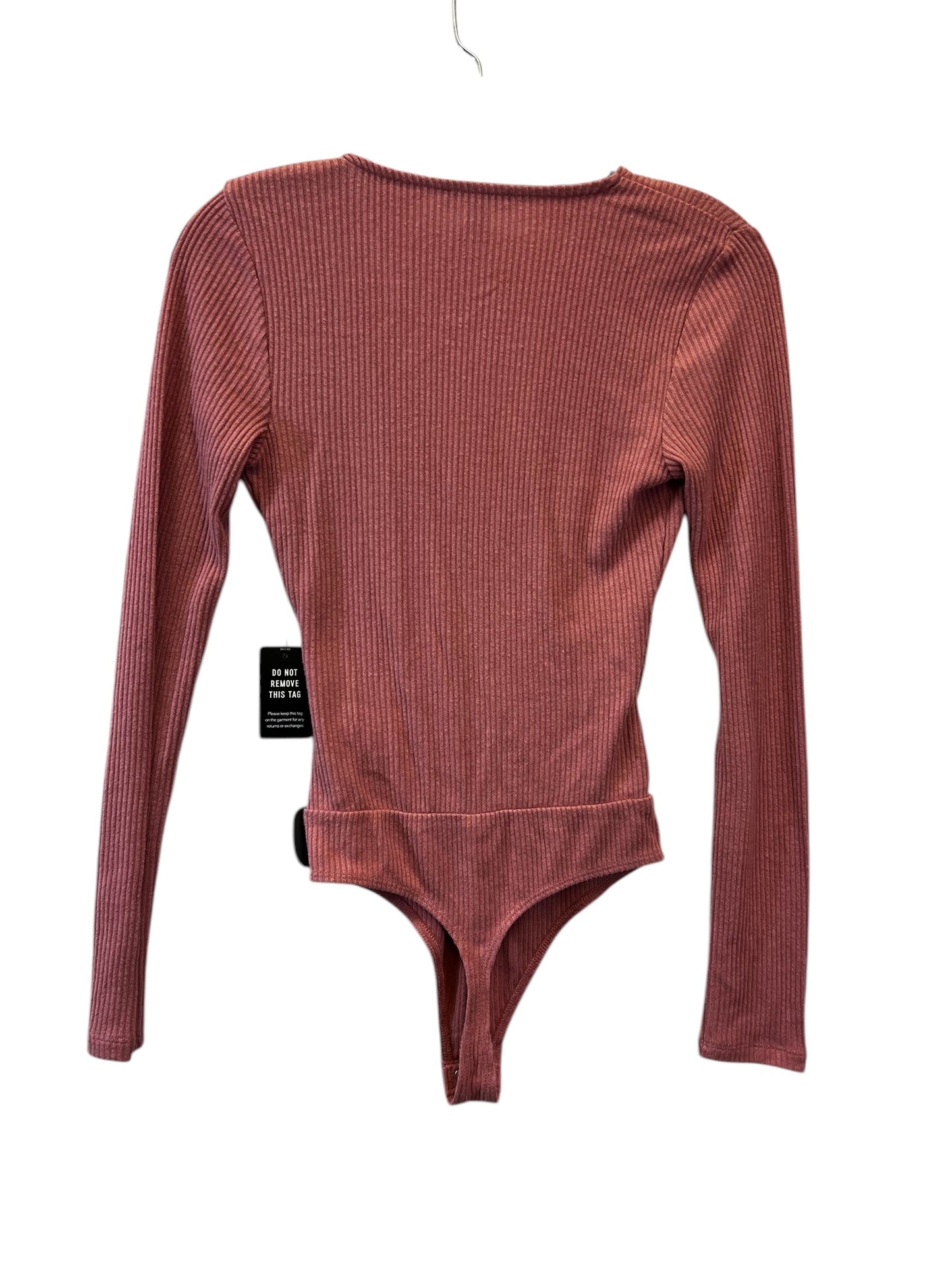 Bodysuit By Express In Pink, Size: Xs