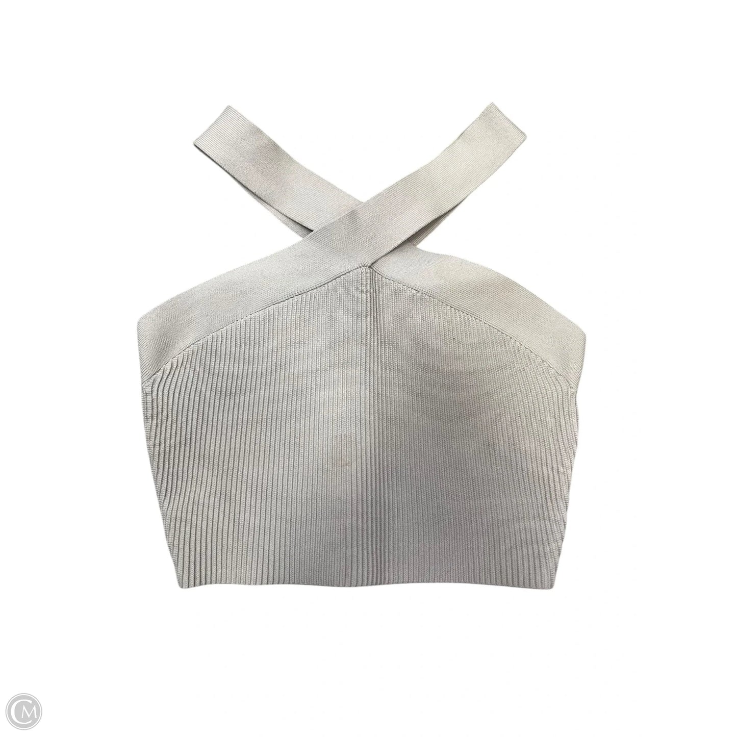 Top Sleeveless Designer By Babaton In Tan, Size: M