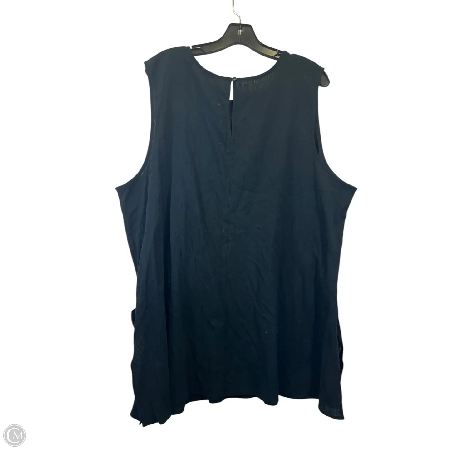 Top Sleeveless By Not Your Daughters Jeans In Black, Size: 2x