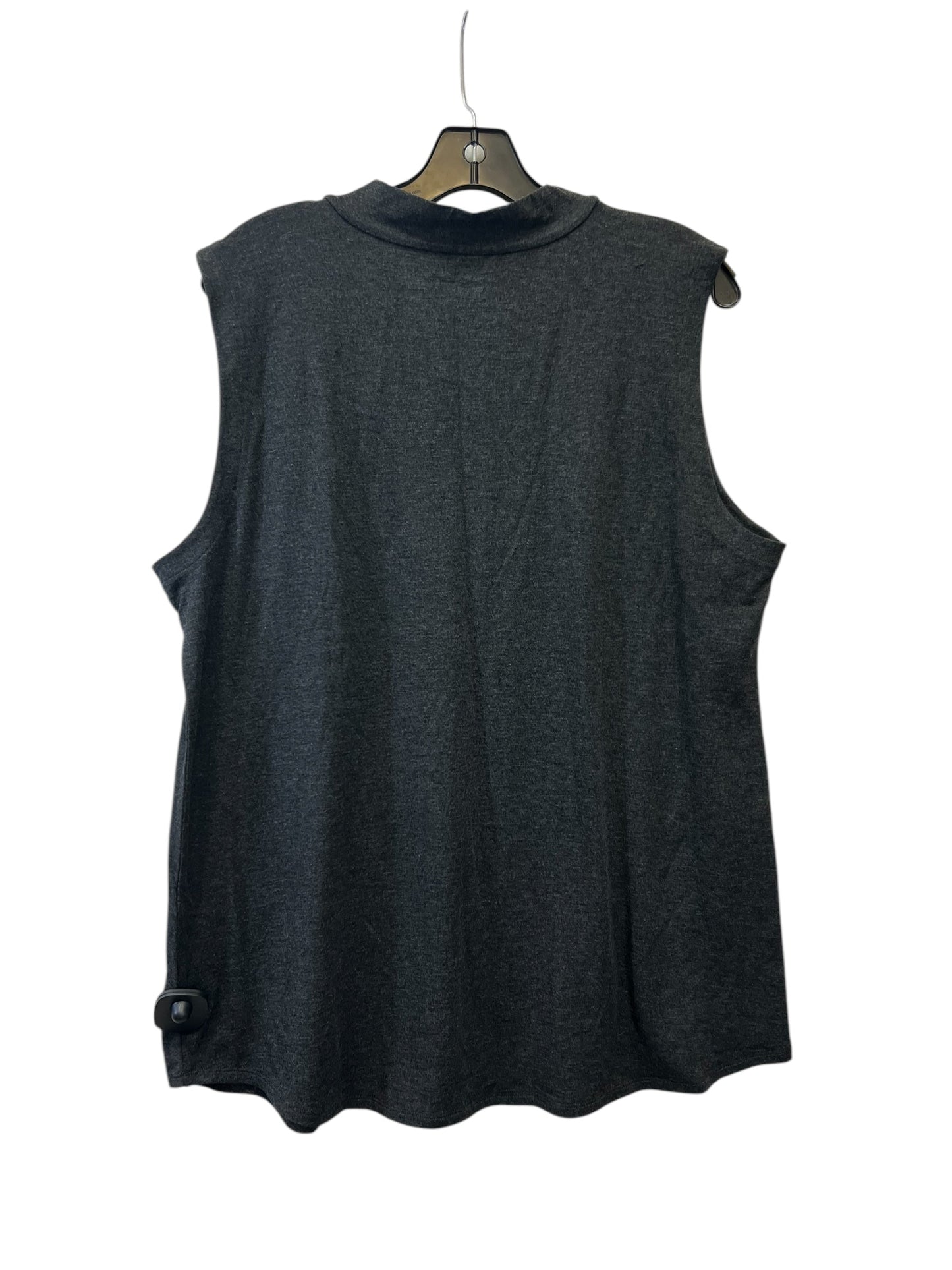 Top Sleeveless Designer By Eileen Fisher In Grey, Size: Xl