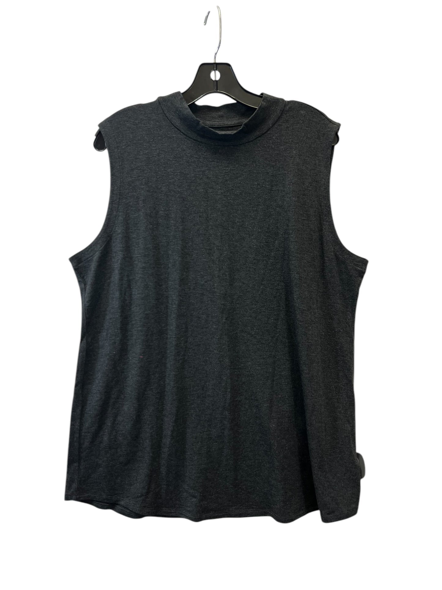 Top Sleeveless Designer By Eileen Fisher In Grey, Size: Xl