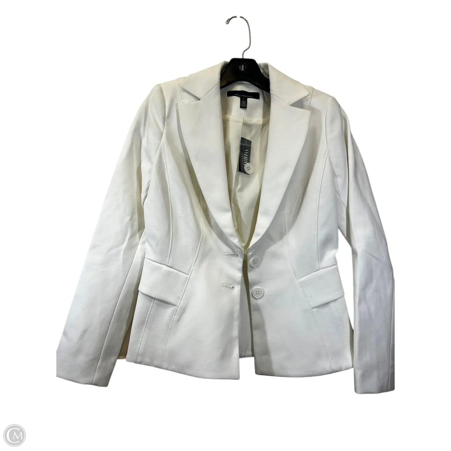 Blazer By White House Black Market In White, Size: Xs