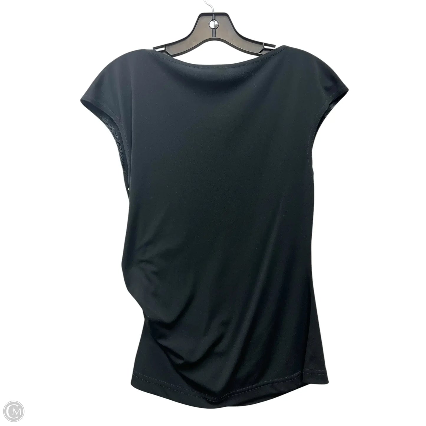 Top Sleeveless Designer By St. John In Black, Size: S