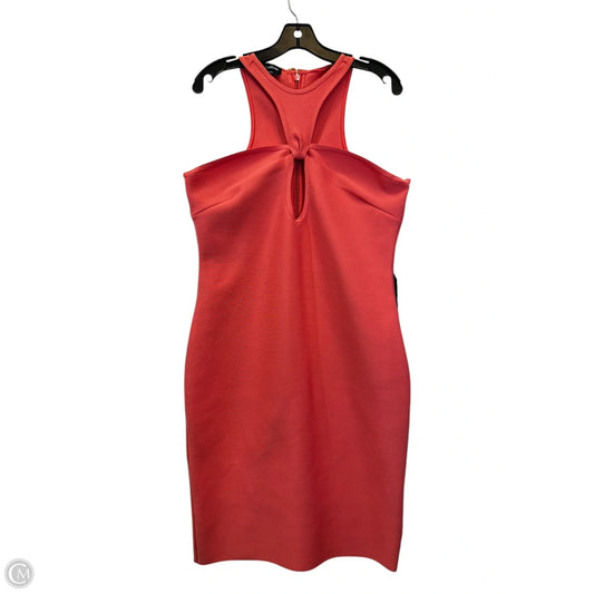 Dress Casual Midi By Bebe In Peach, Size: Xl