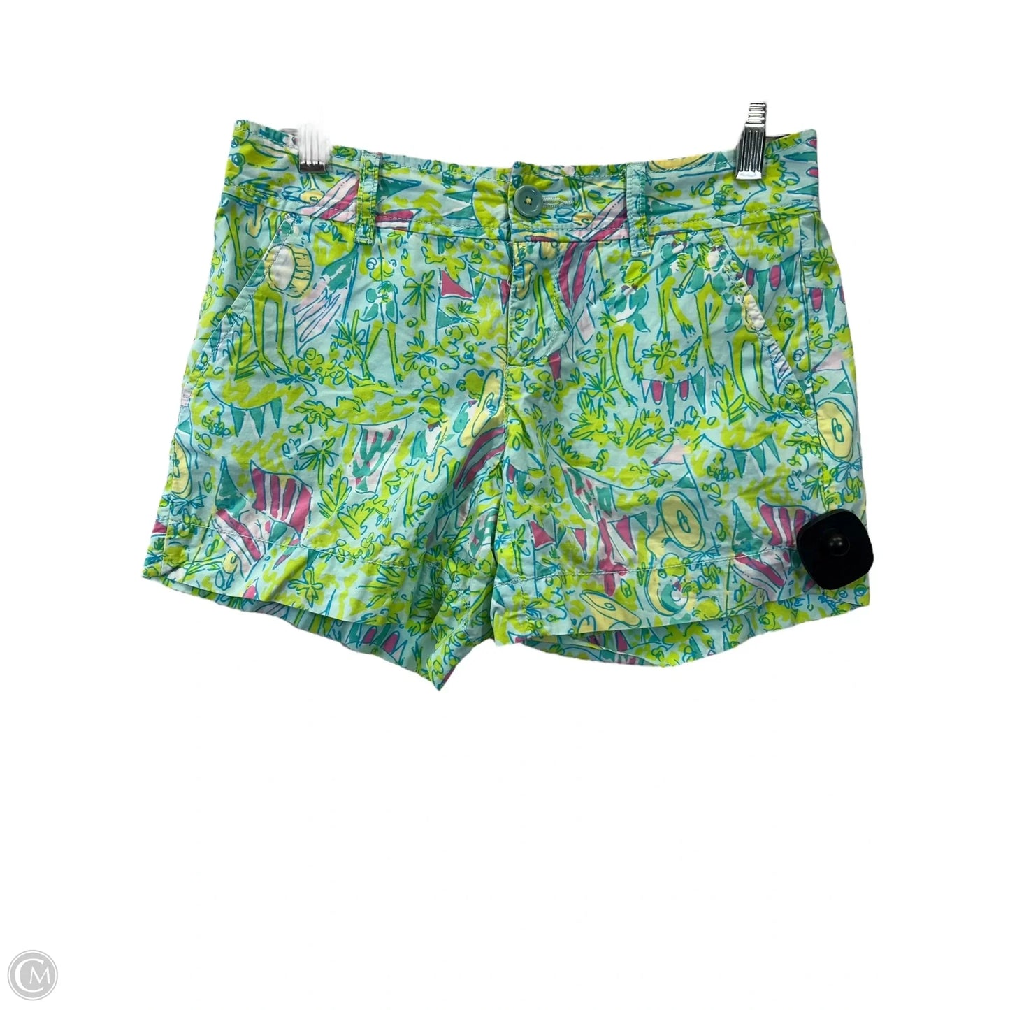 Shorts By Lilly Pulitzer In Blue & Green, Size: 0