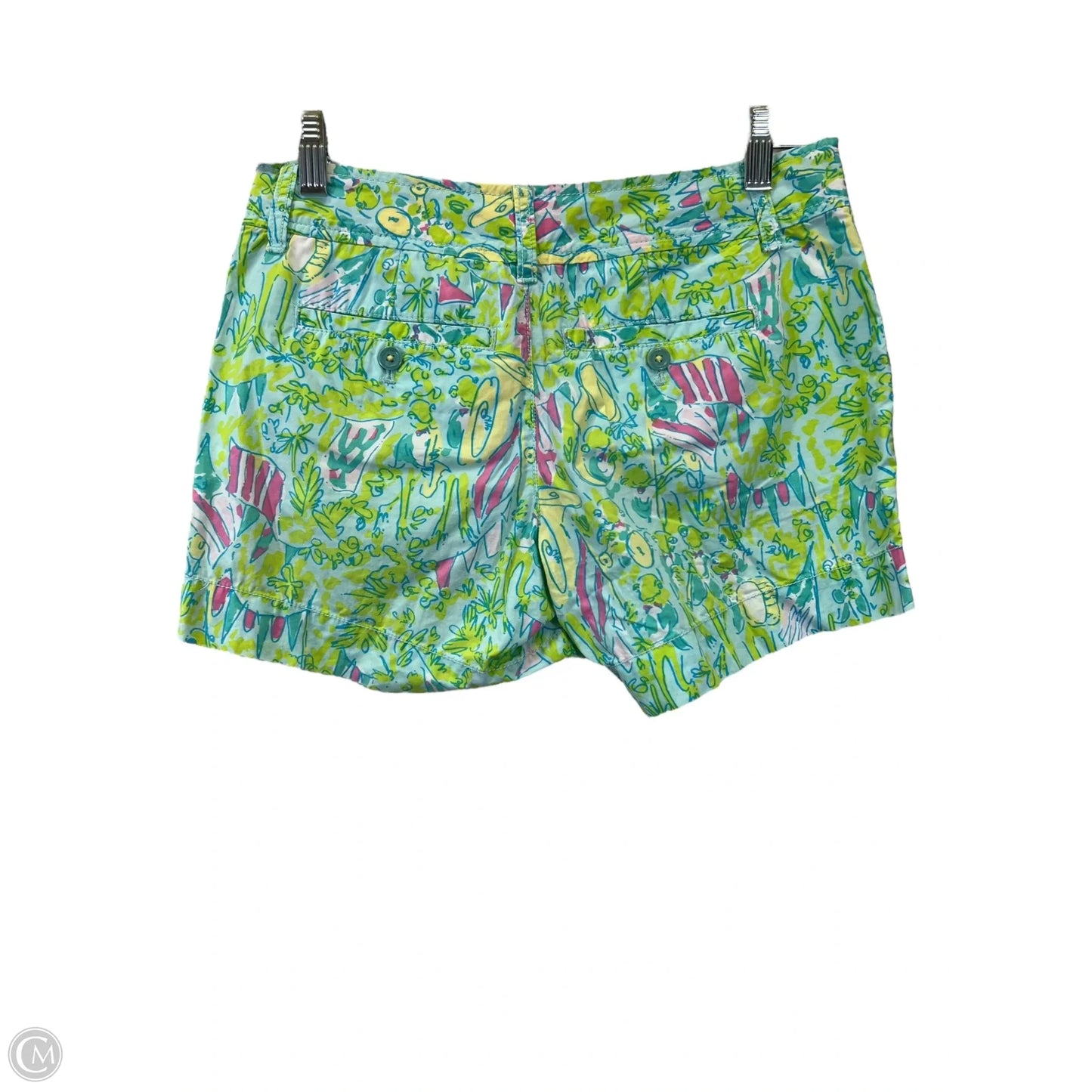 Shorts By Lilly Pulitzer In Blue & Green, Size: 0