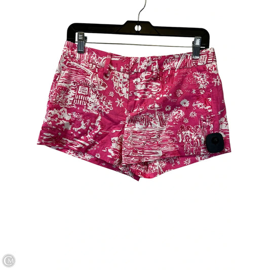 Shorts By Lilly Pulitzer In Pink & White, Size: 2