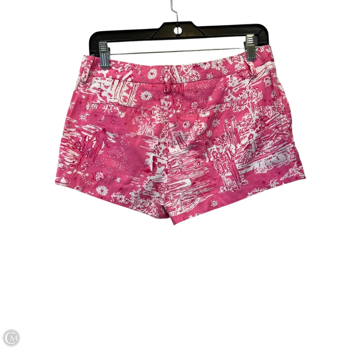 Shorts By Lilly Pulitzer In Pink & White, Size: 2