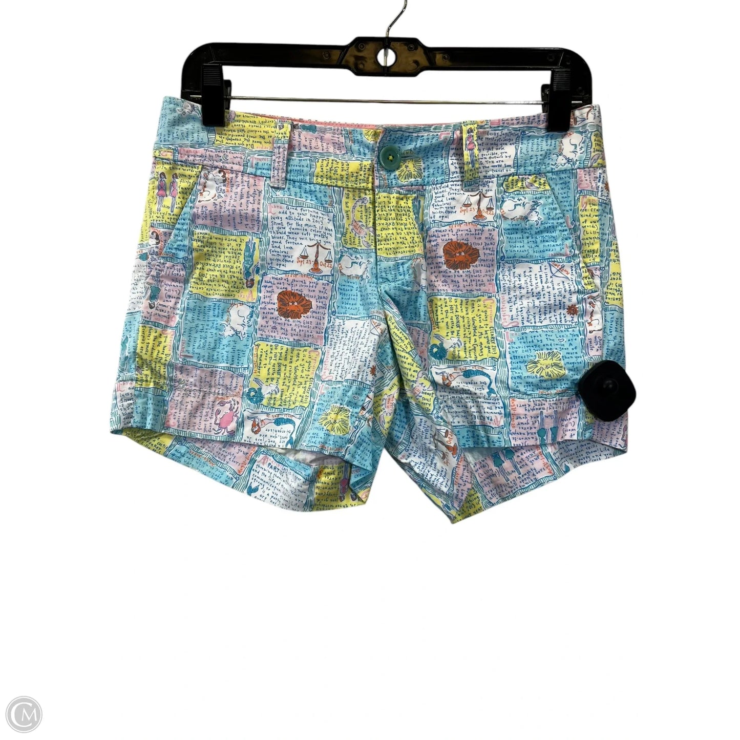 Shorts By Lilly Pulitzer In Pink & Yellow, Size: 0