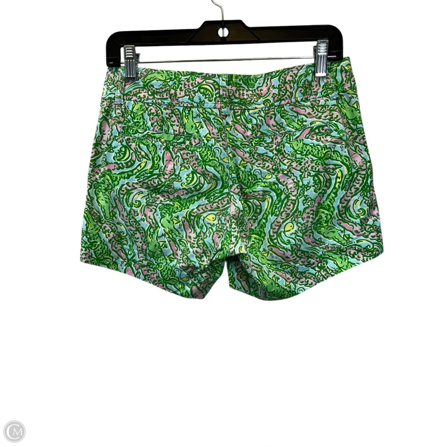 Shorts By Lilly Pulitzer In Green & Pink, Size: 0