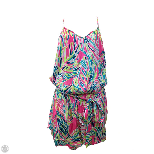 Romper By Lilly Pulitzer In Pink & Purple, Size: S