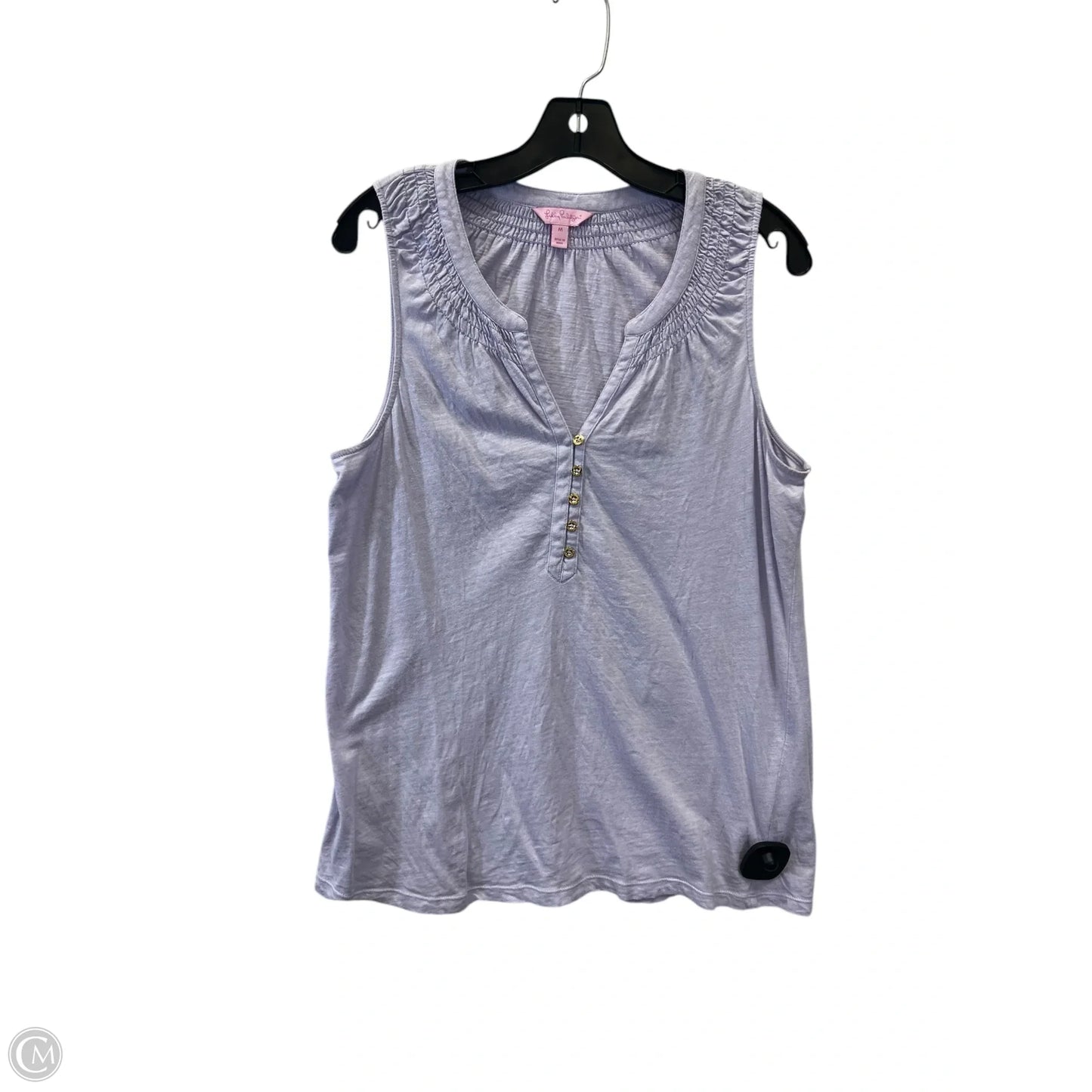 Top Sleeveless By Lilly Pulitzer In Purple, Size: M