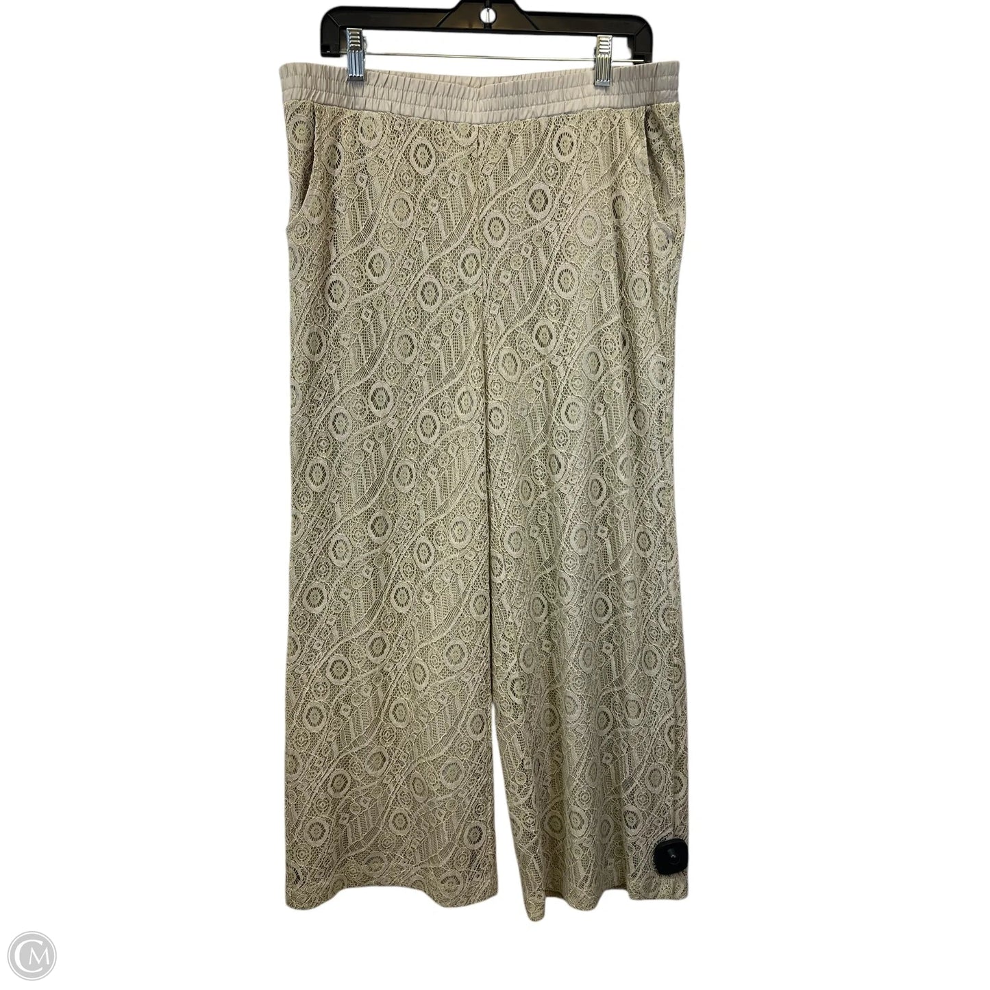 Pants Wide Leg By Chicos In Tan, Size: 2p
