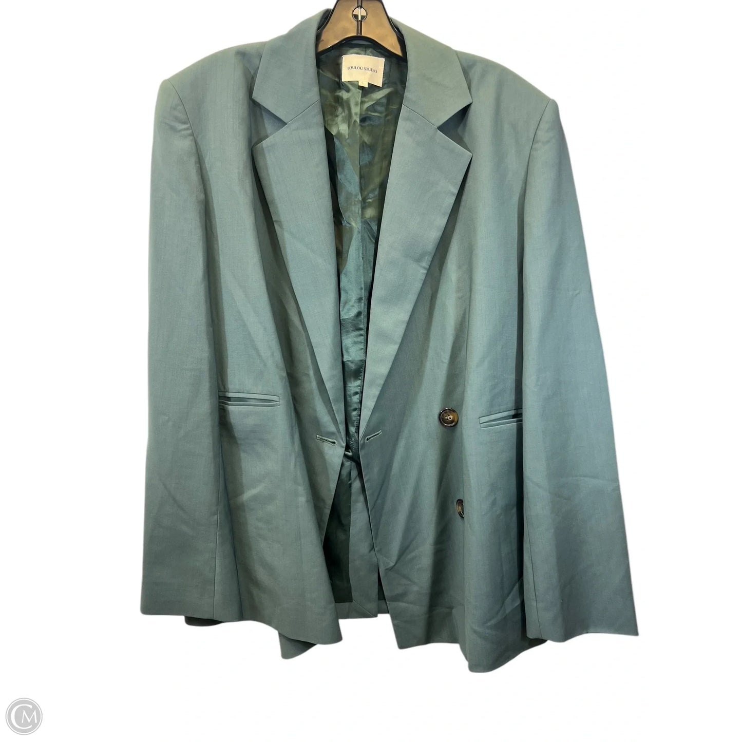 Blazer Designer By LouLou Studio In Green, Size: L