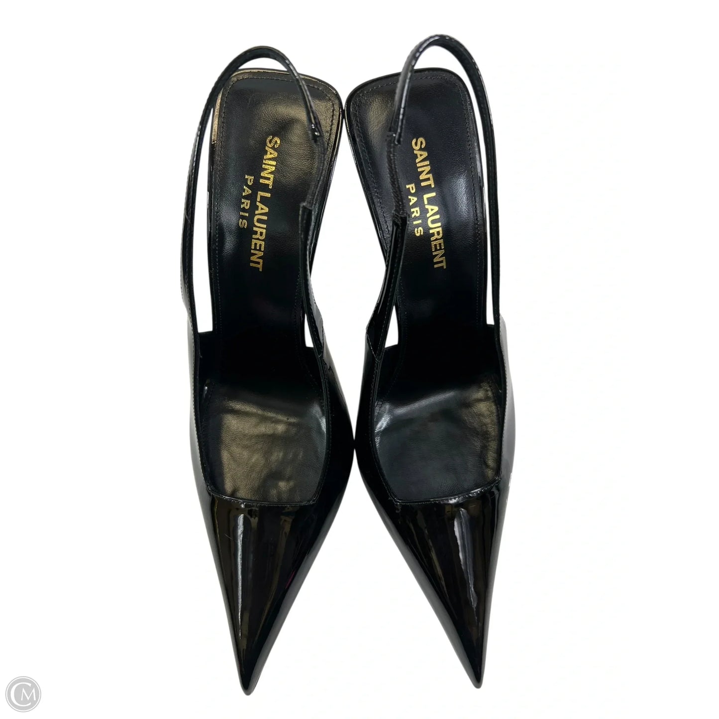 Shoes Luxury Designer By Yves Saint Laurent In Black, Size: 9.5