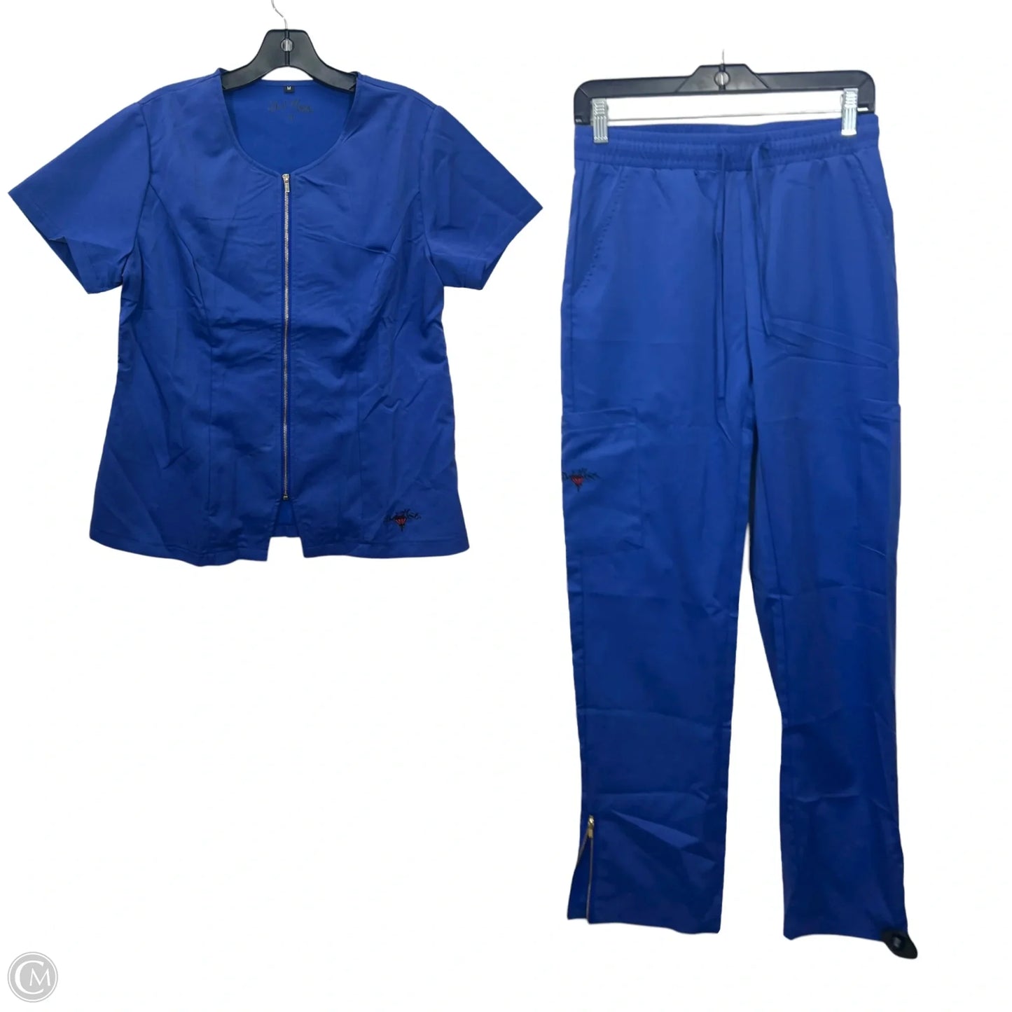 Pants Set 2pc By Danni Monet’s In Blue, Size: M