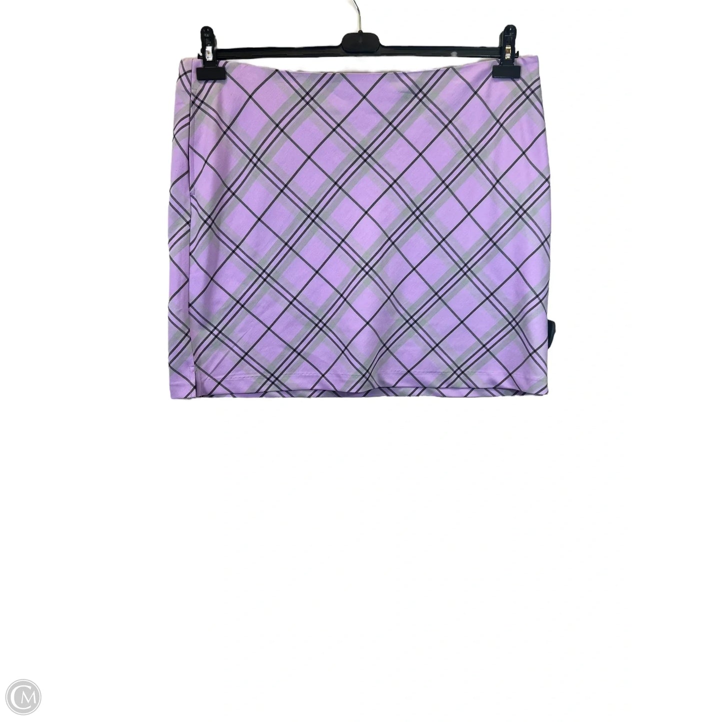 Athletic Skort By Greg Norman In Plaid Pattern, Size: 18