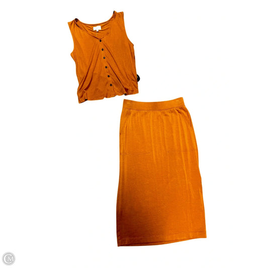 Skirt Set 2pc By Lou And Grey In Brown, Size: S