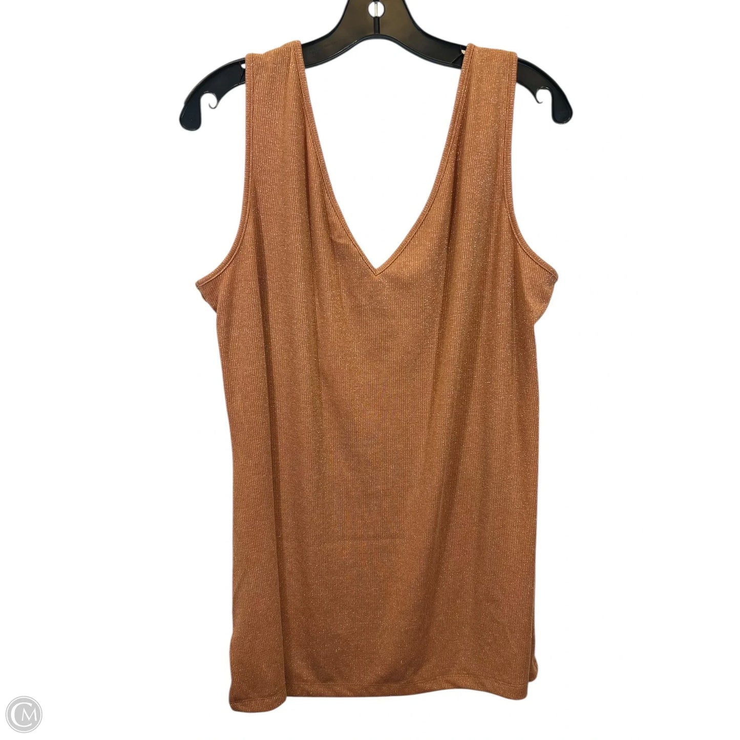 Top Sleeveless By Long Tall Sally In Bronze, Size: Xl