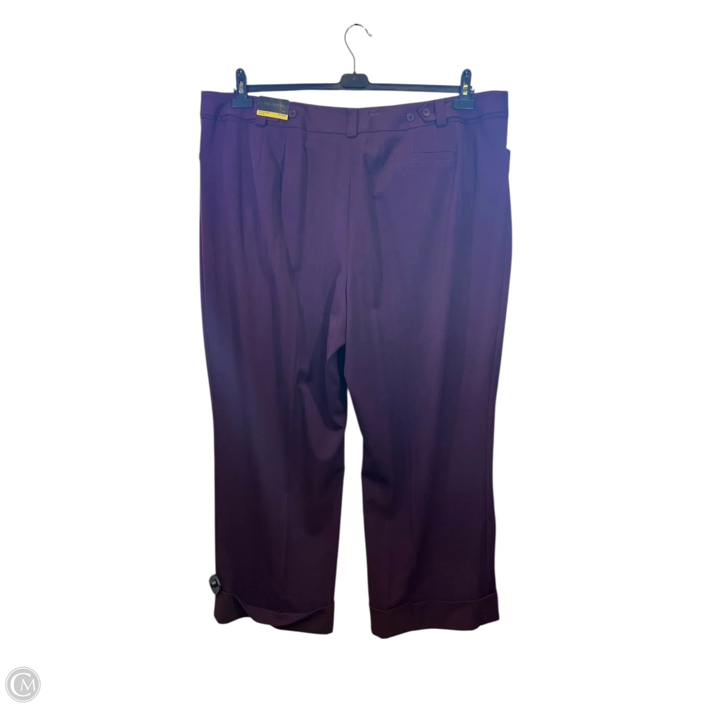 Pants Wide Leg By Lane Bryant In Purple, Size: 28