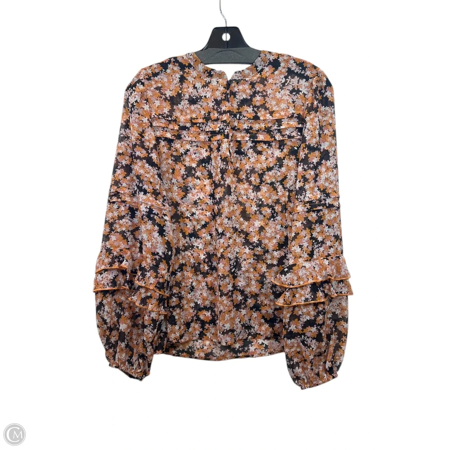 Top Long Sleeve By Sanctuary In Floral Print, Size: S