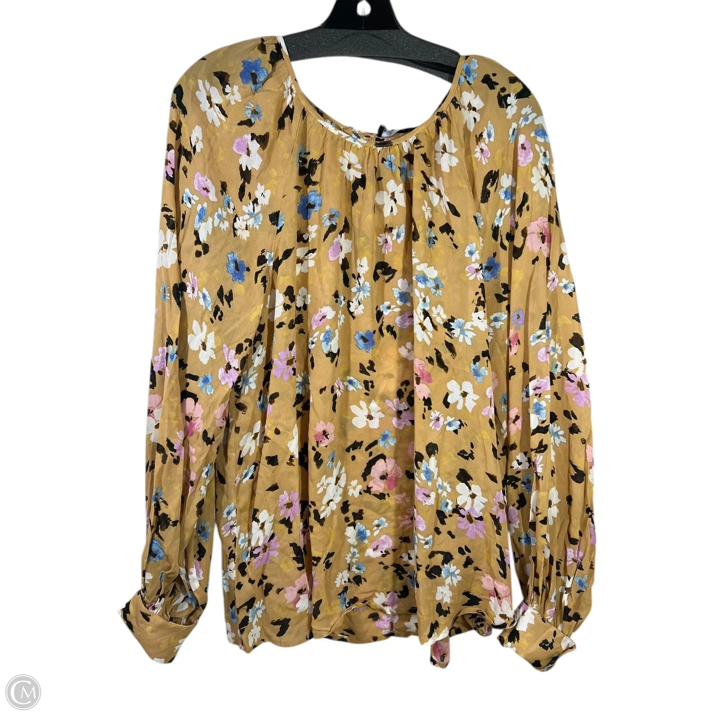 Top Long Sleeve By Sanctuary In Tan, Size: Xl