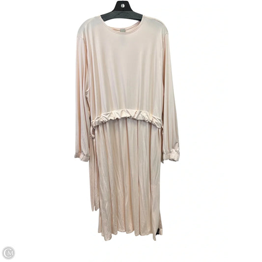 Dress Casual Maxi By Go Couture In Pink, Size: Xl