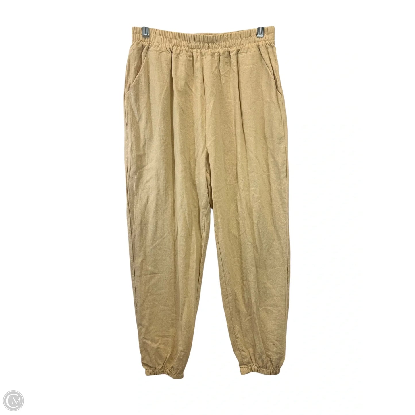 Pants Joggers By C+D+M In Tan, Size: L