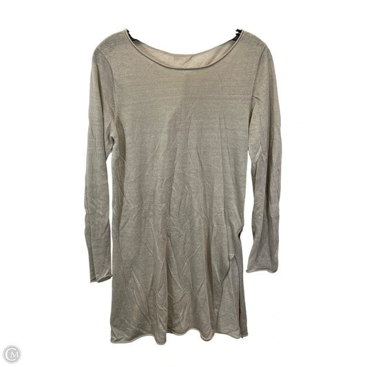 Tunic Long Sleeve By Eileen Fisher In Taupe, Size: S