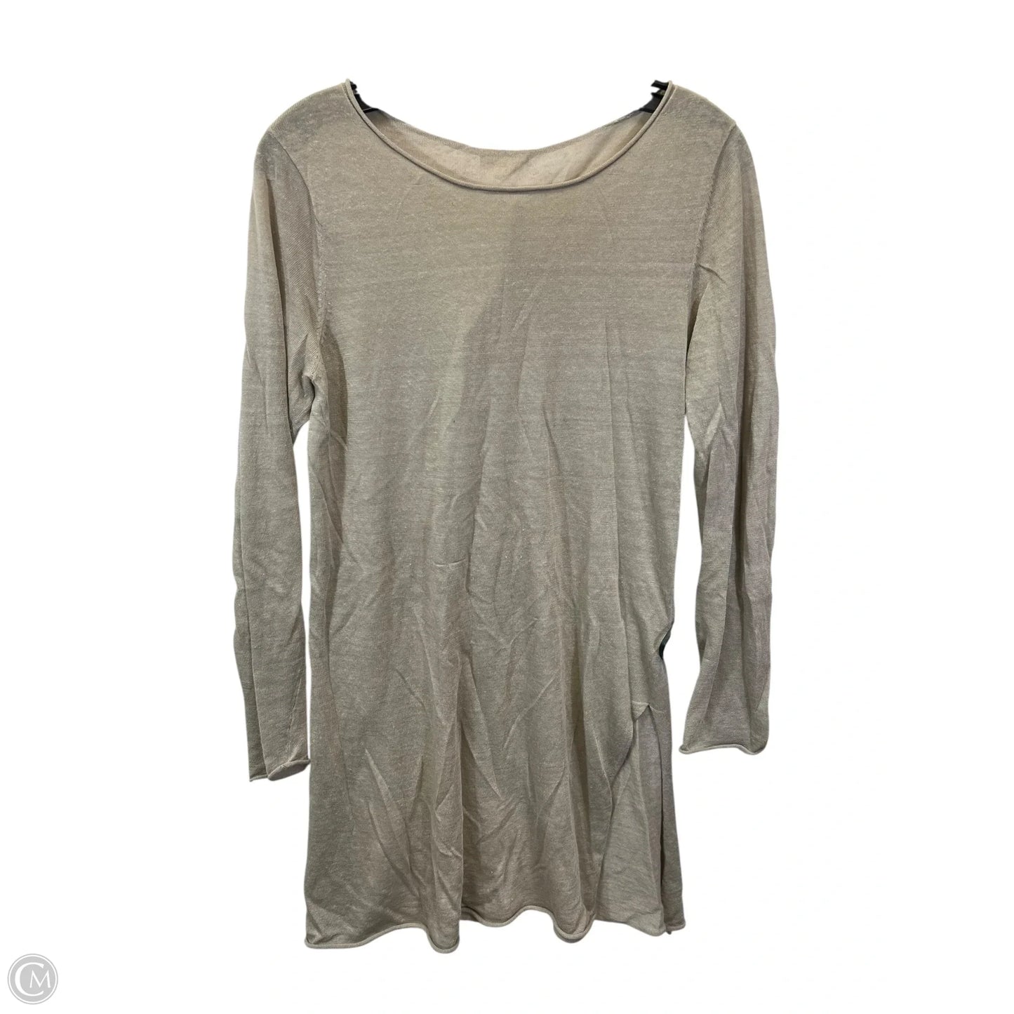 Tunic Long Sleeve By Eileen Fisher In Taupe, Size: S