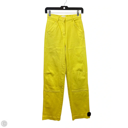Jeans Designer By Wilfred In Yellow, Size: 0