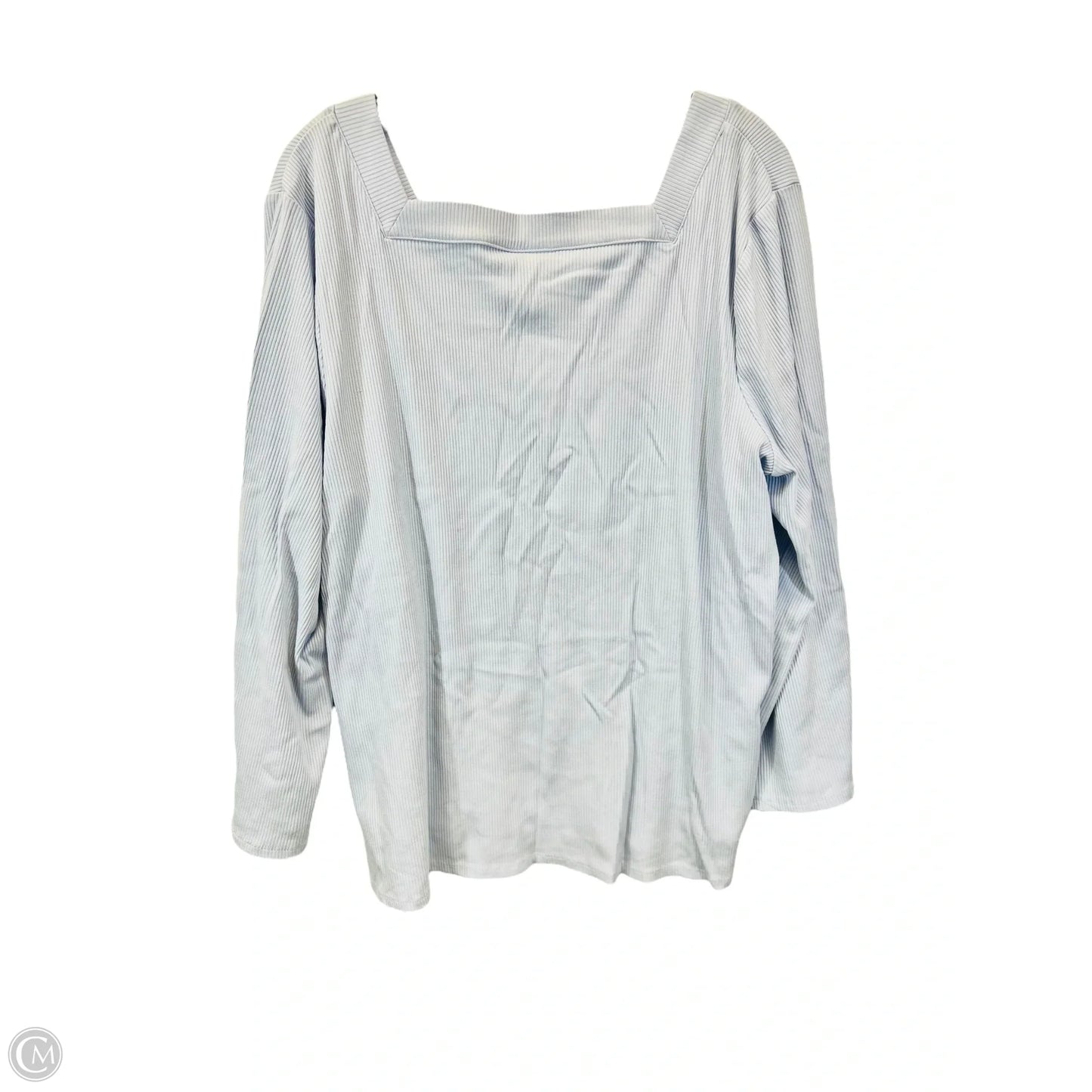 Top 3/4 Sleeve By Chicos In Blue, Size: Xxl