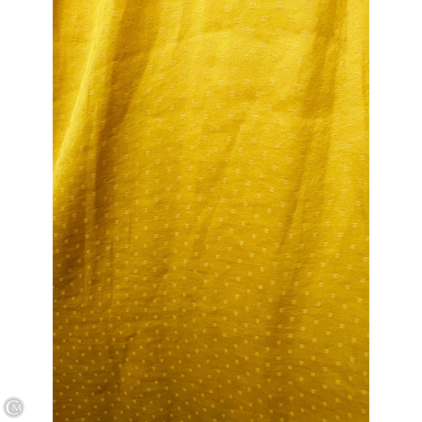 Top Sleeveless By Cabi In Yellow, Size: M