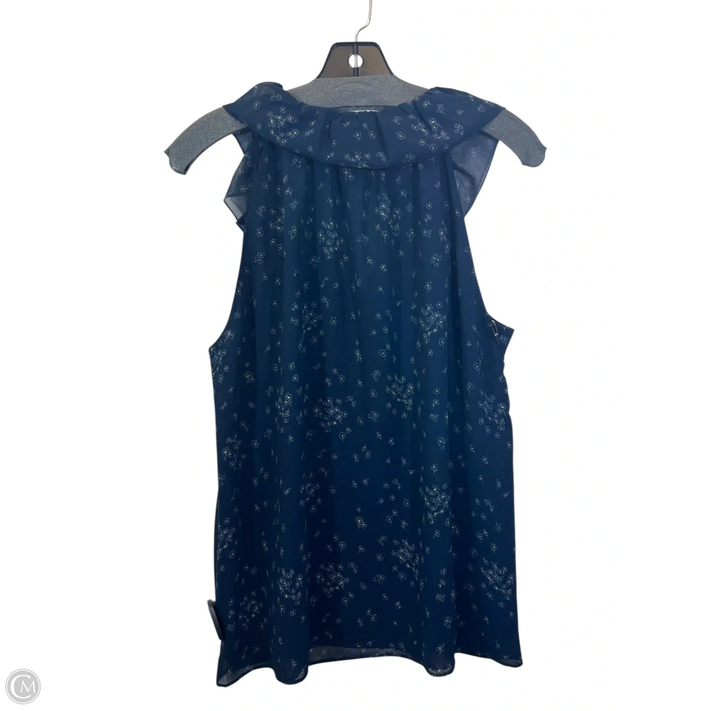 Top Sleeveless By Cabi In Navy, Size: M