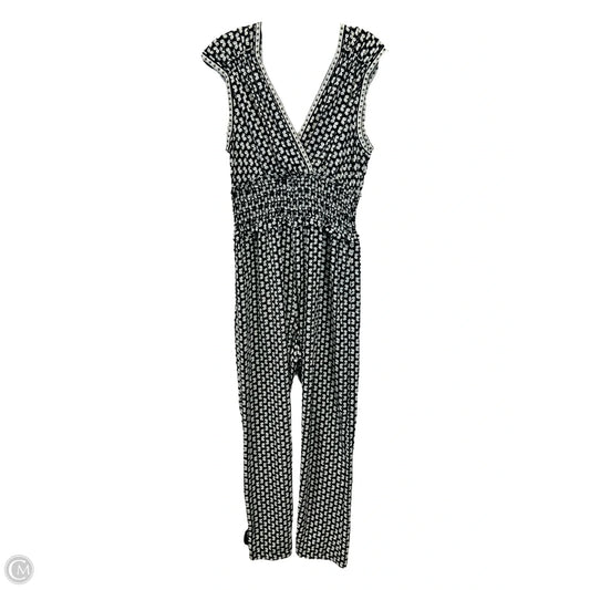 Jumpsuit By Max Studio In Black & Cream, Size: 0