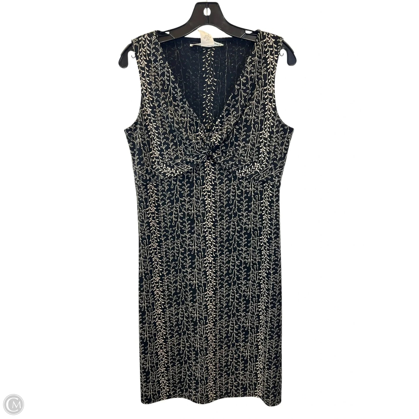 Dress Casual Midi By Max Studio In Black & Cream, Size: M
