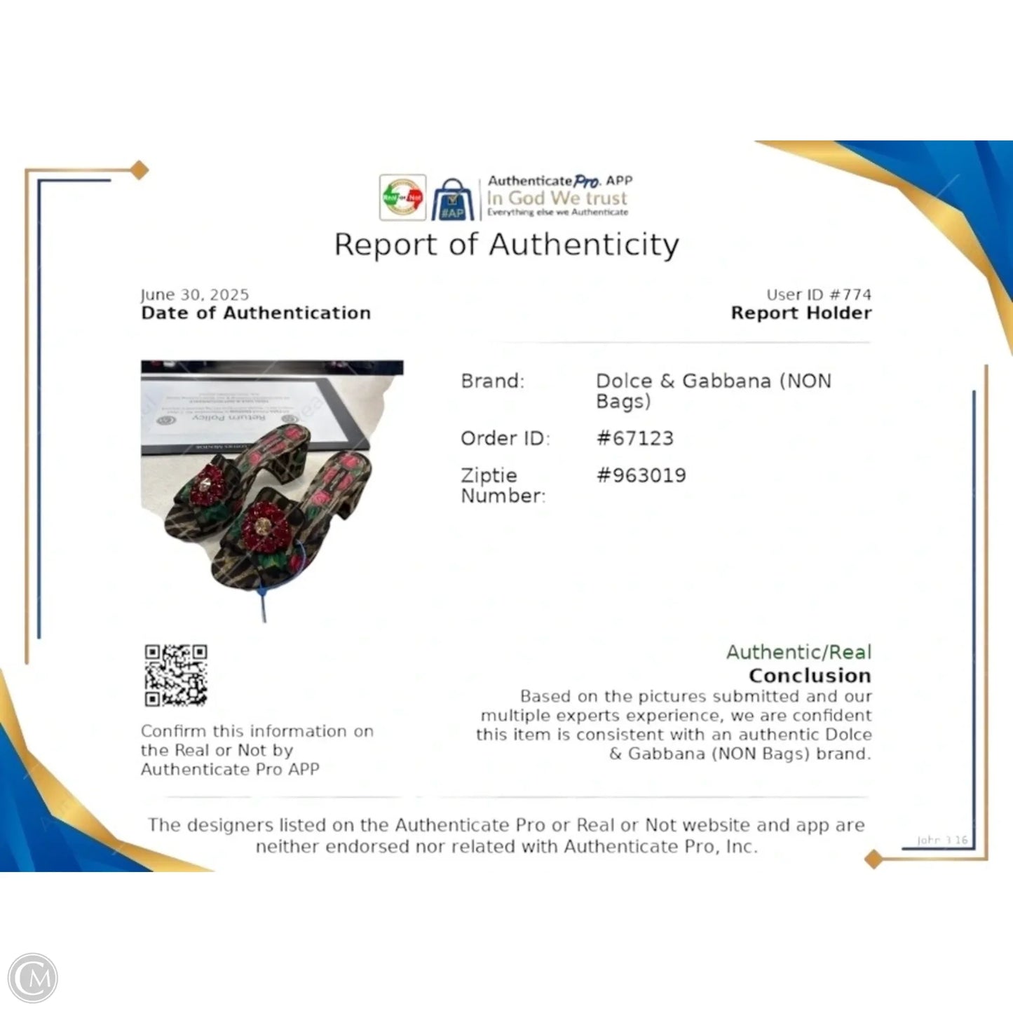 Sandals Luxury Designer By Dolce And Gabbana In Animal Print, Size: 7