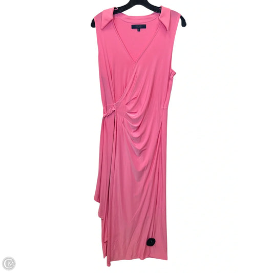 Dress Casual Midi By Rachel Roy In Pink, Size: M